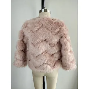 Ladies Printed fur Bomber Jackets