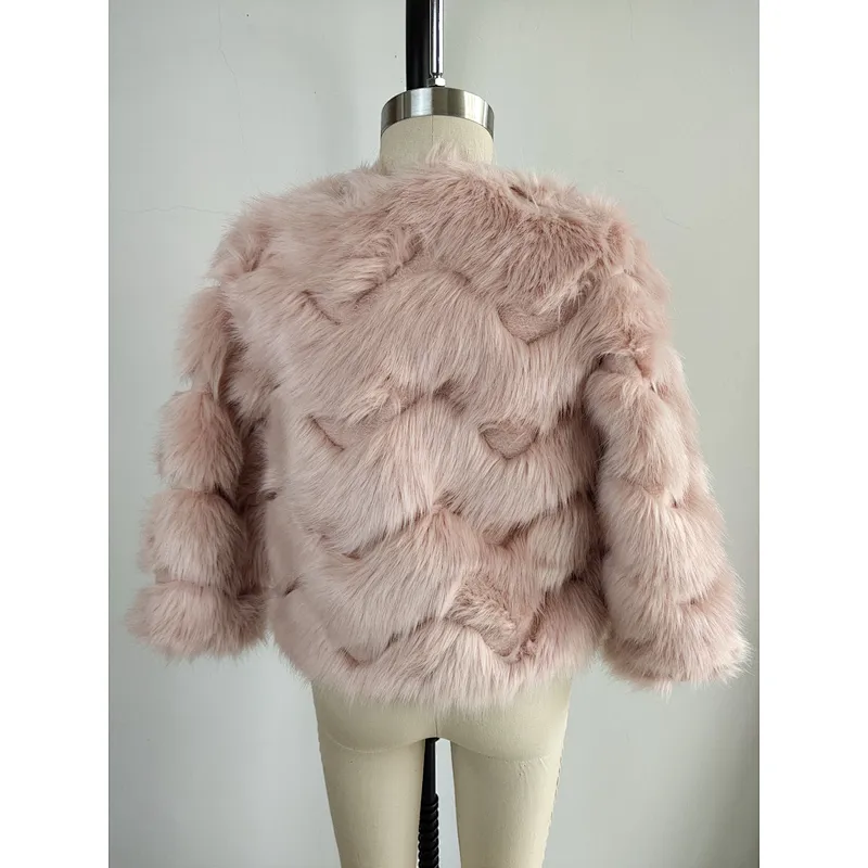 Ladies Printed fur Bomber Jackets