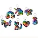 soft pvc sequin keychain