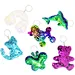 soft pvc sequin keychain