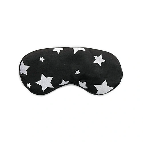 Black White Star Airline Sleep Aid Soft Eye Cover Patch Sleeping