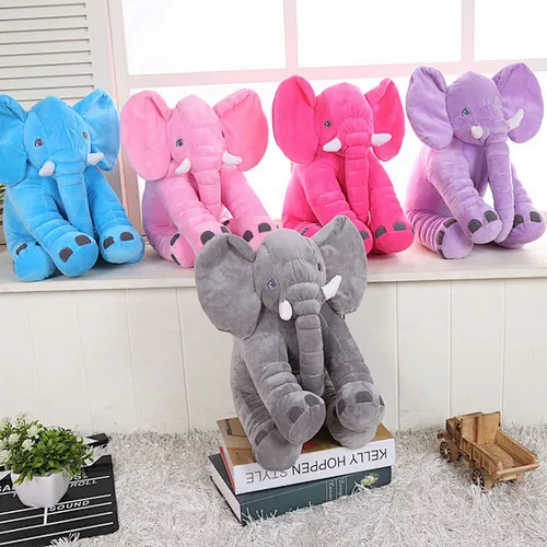 Custom Fashion Soft Plush Long Nose Big Elephant Toy