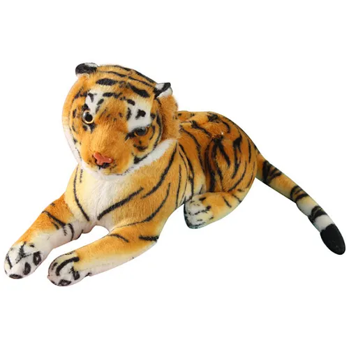 Imitation soft Yellow White stuffed small little Tiger Plush Toy Doll children doll grab machine doll gift wholesale