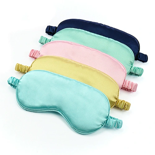 Colorful Custom Silk Blindfold Sleep Eye Mask Manufacturer