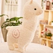 Alpaca animal head plush