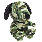 sitting stuffed dog