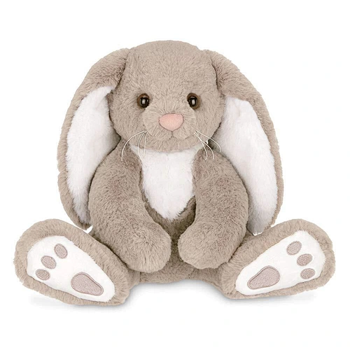 Sitting posture soft gray stuffed bunny cute Easter bunny plush toy rabbit bed sleeping pillow