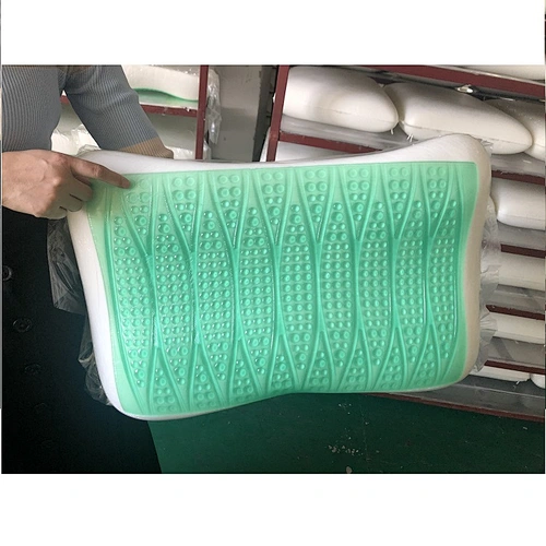 Cooling Memory Foam Pillow Bedding Sleeping Gel Pillow Orthopedic Neck Pain Relief Contour Butterfly Shape Anti Snore