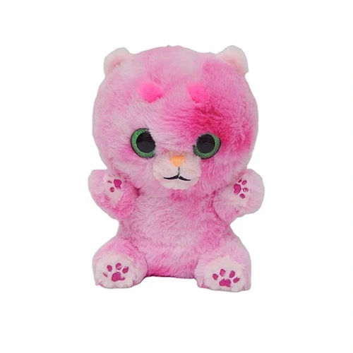 Soft Stuffed Toys Pink Cat Plush Toys OEM Animal Toys With LOW MOQ Customize plush toy