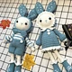hand knitting wool rabbit