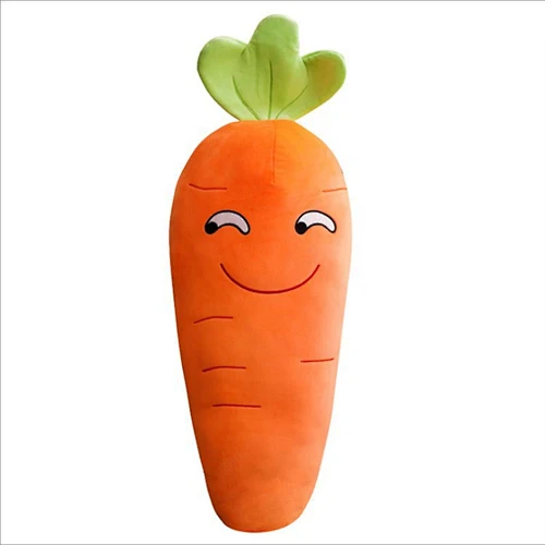 Wholesale new down cotton carrot pillow doll expression carrot plush toys dolls give girls gifts
