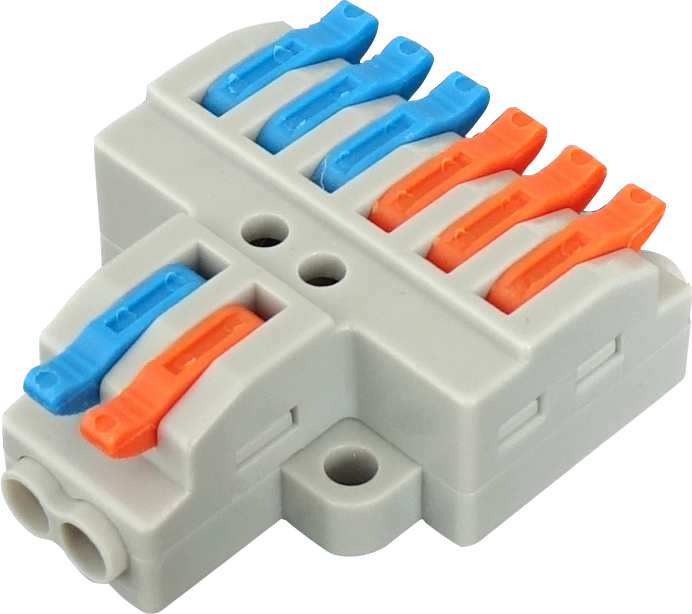 2 way push-in wire connector