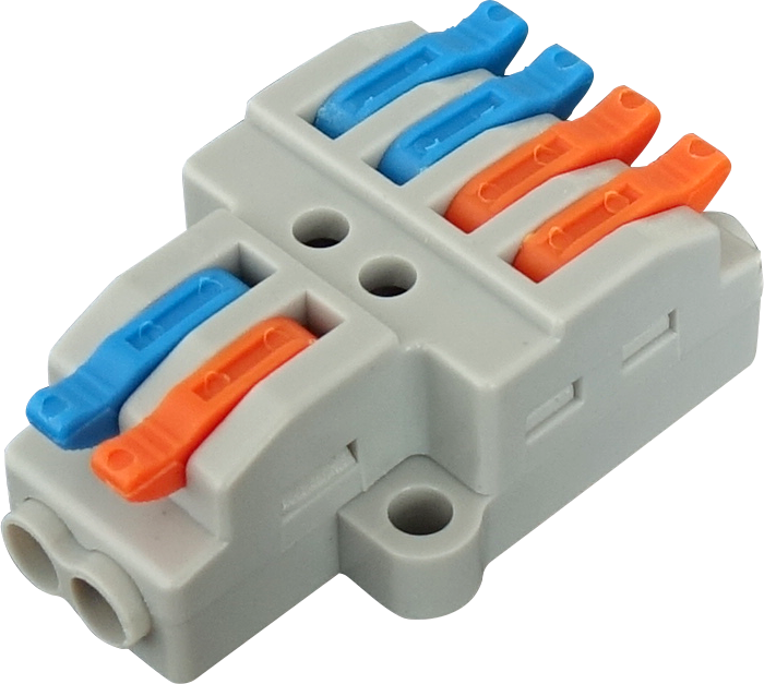 2 way push-in wire connector