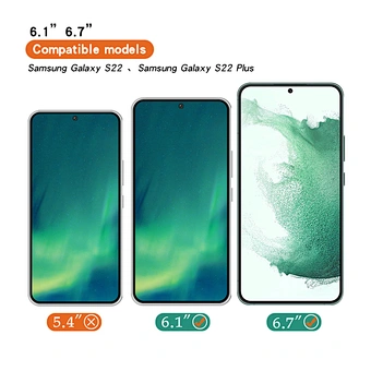 2D Clear Tempered Glass for Samsung Galaxy S22 、Samsung Galaxy S22 Plus