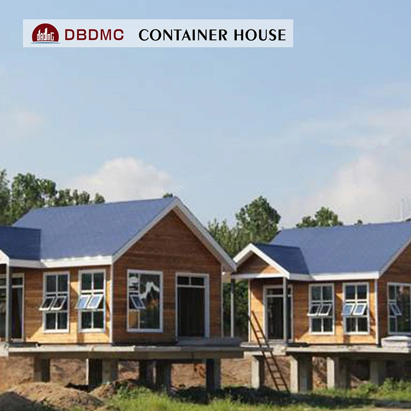 Fully assembled modular double bedroom prefab house