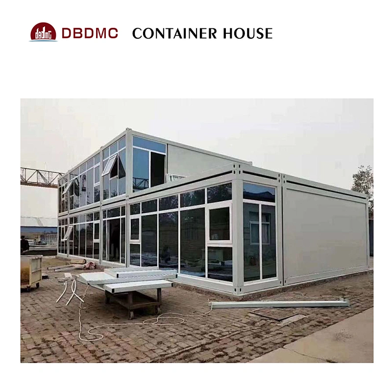 Standard Prefabricated Sea Container House Show Room Wooden