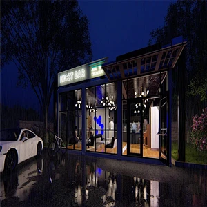 Low cost temporary prefab house for labor housing