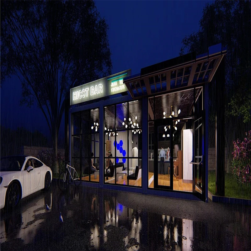 Low cost temporary prefab house for labor housing