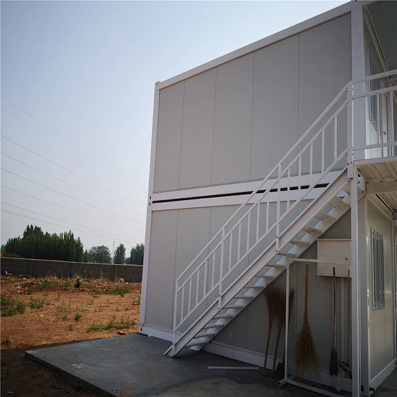 Project steel container house prefab single storey light structure