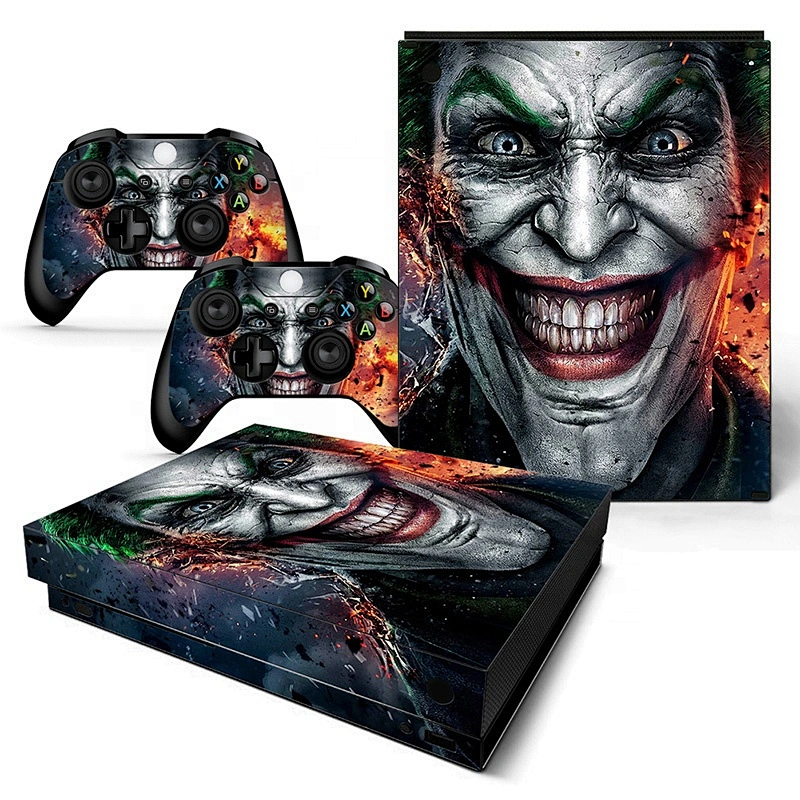 PVC Decals Cover Vinyl Skin Stickers for Xbox One X Console and Controller