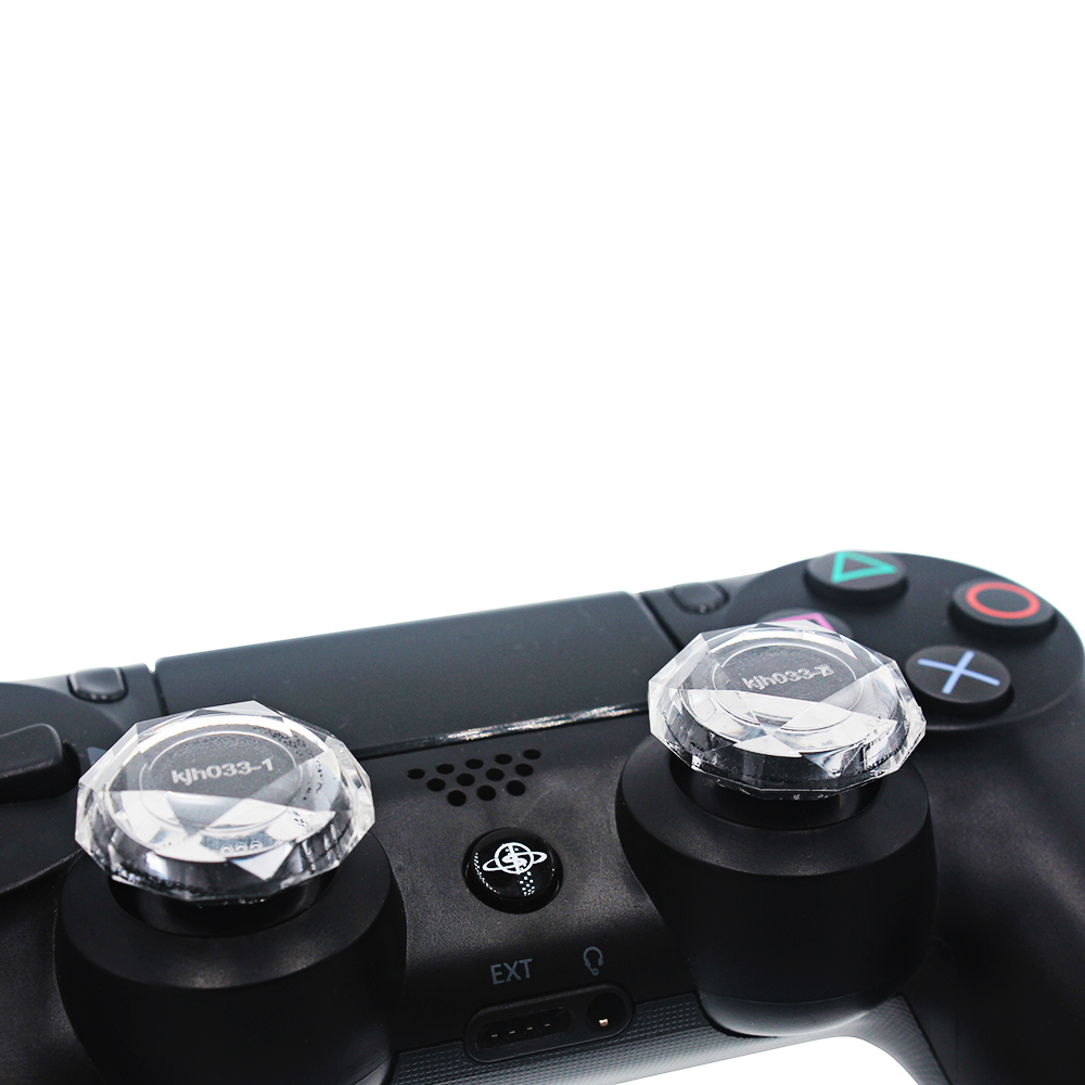 Protective Crystal Thumbstick Grips Cover for PS4 Joystick Controller Analog Rocker