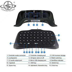 Backlight Keyboard Gaming for PS4 Wireless