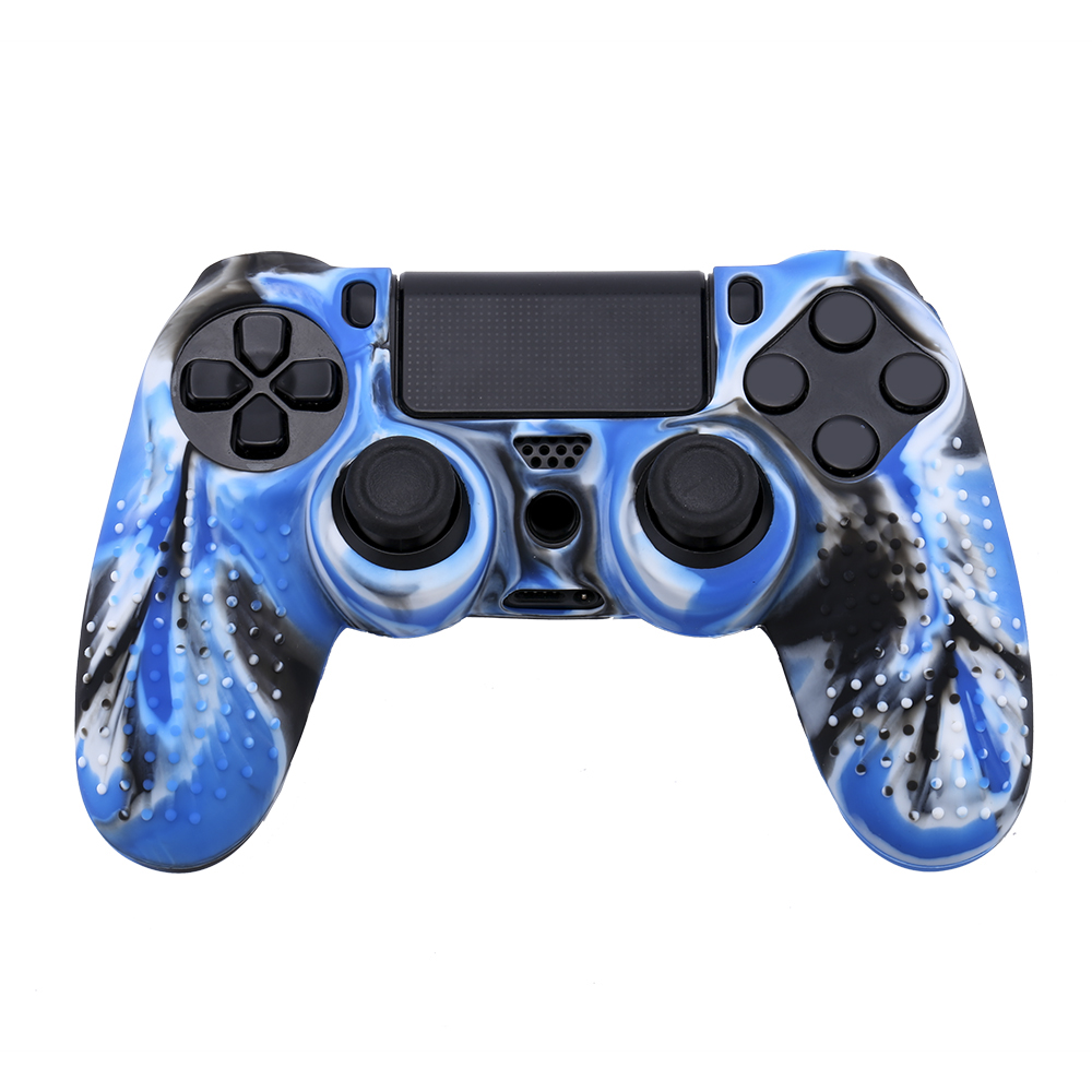 Analog Cover Rubber Silicone Case Camo Skin for PS4 Pro  Controller