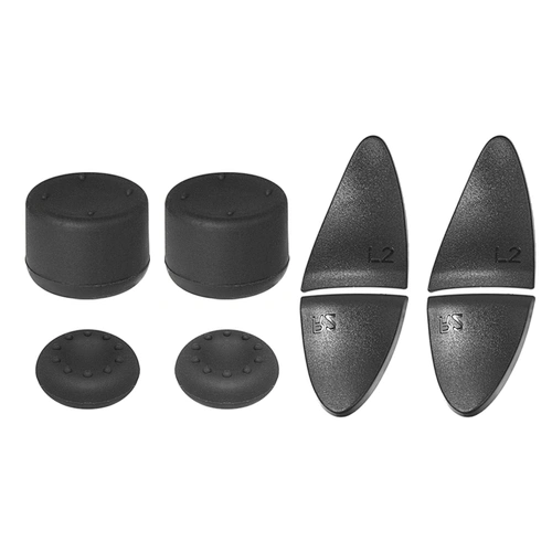 8 in 1 Set L2 R2 Trigger Extenders Buttons Analog Thumbstick Grip For PlayStation 5 PS5 Controller