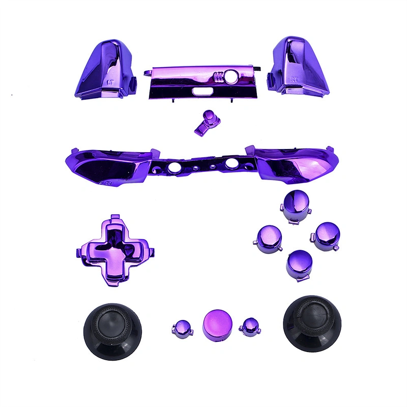 ABS chrome full set buttons for Xbox one S controller Slim Joystick