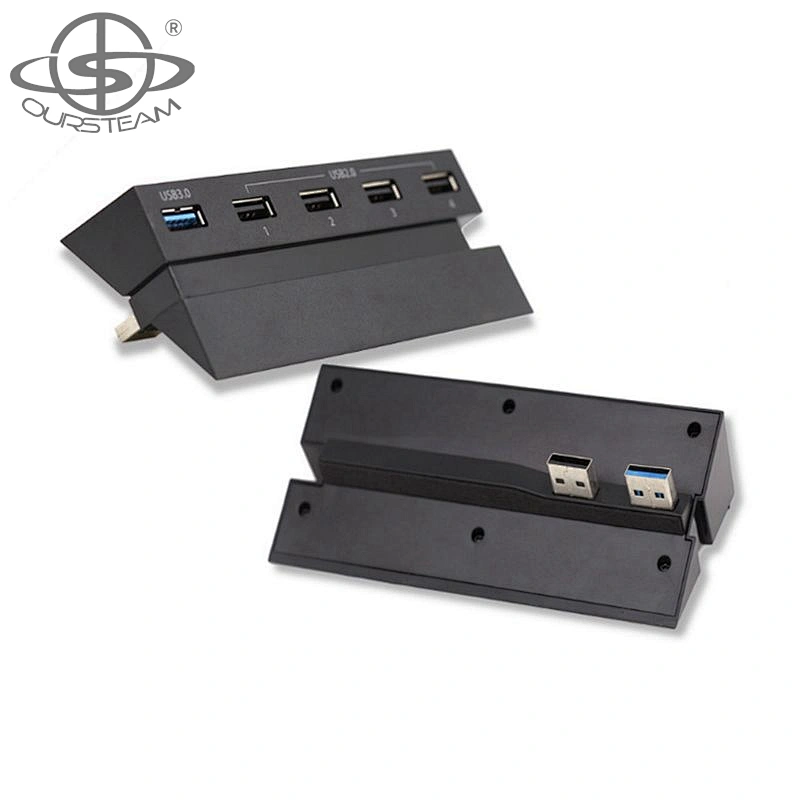 Game Accessories 5 Port USB Hub Adapter for PS4 Console
