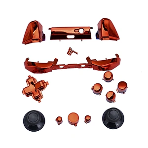 ABS chrome full set buttons for Xbox one S controller Slim Joystick