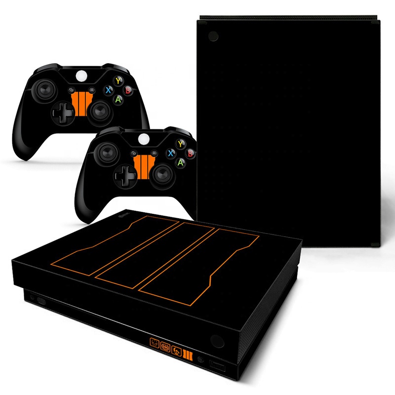 PVC Decals Cover Vinyl Skin Stickers for Xbox One X Console and Controller