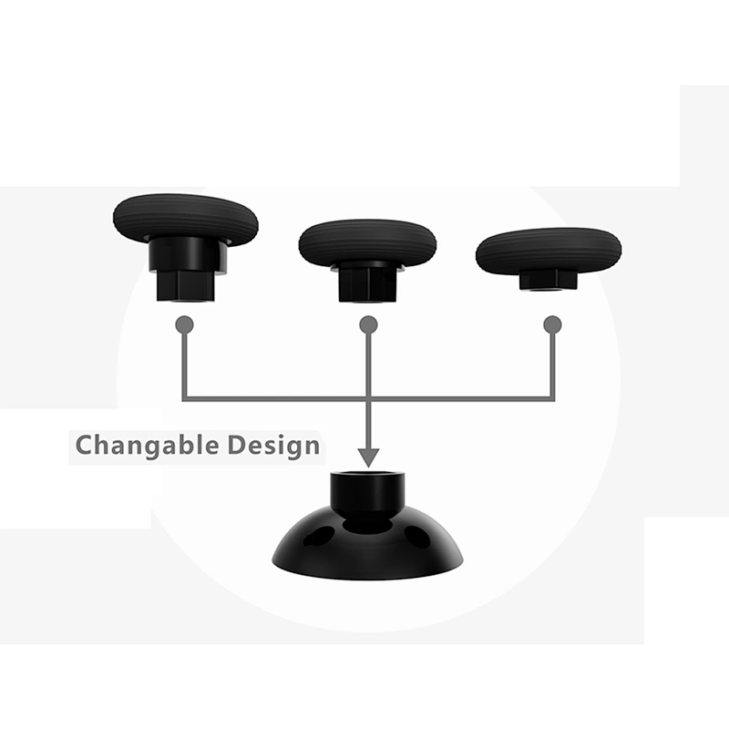 ABS Solid Removable Thumbstick Extender Button Mod Kit for Nintendo Switch Controller