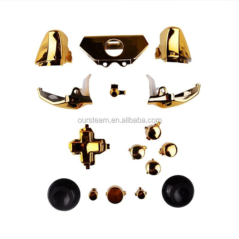 Full Set Chrome Buttons for Xbox One Controller Mod Kit