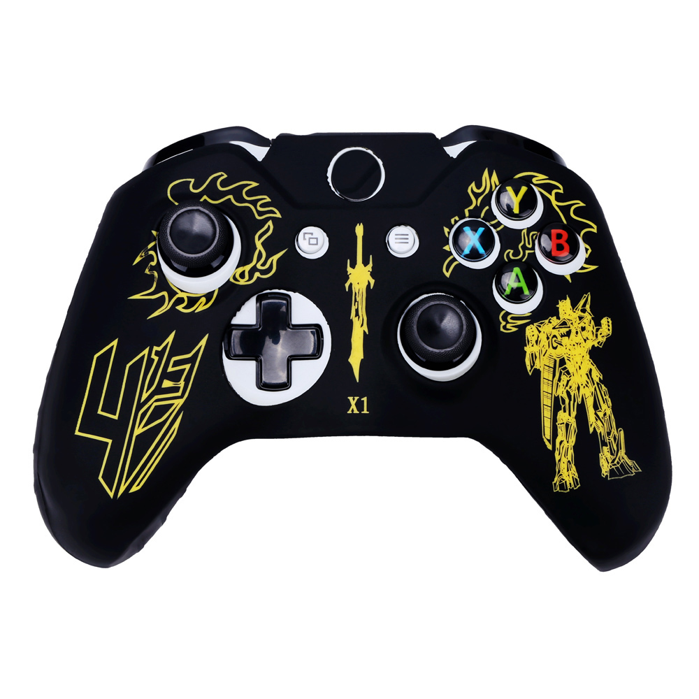 Laser customized controller silicone case for Xbox one joystick rubber skin