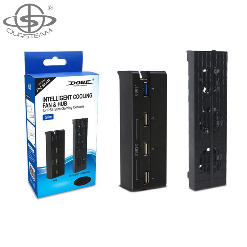 New Product HUB Cooling Fan Stand for PS4 Slim Console