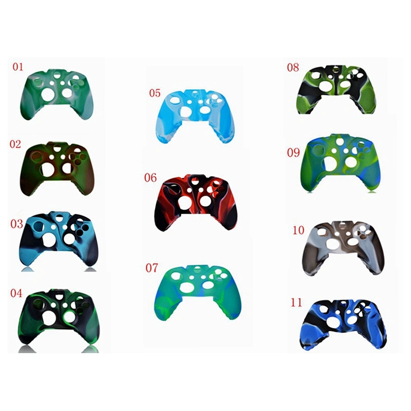 Mix color accepted For Xbox one Controller Silicone Skin Cover For Microsoft For Xbox 1 Wireless Controller Grip Protective Case