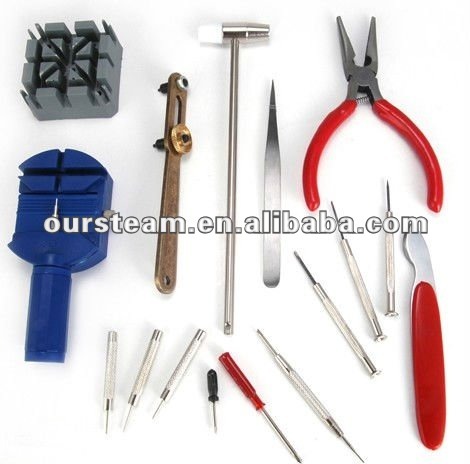 16 PCS Metal WATCH Remover REPAIR TOOL SET Kit