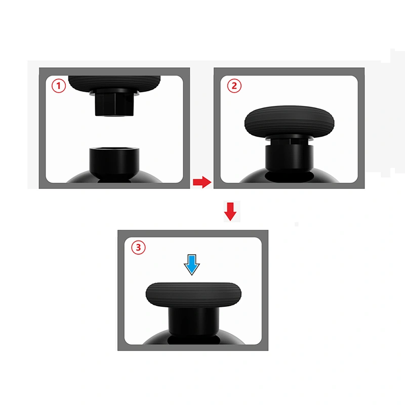 ABS Solid Removable Thumbstick Extender Button Mod Kit for Nintendo Switch Controller