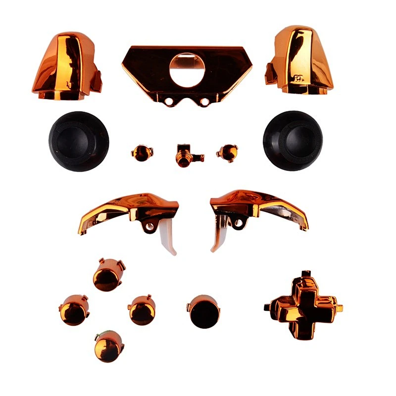 Chrome Gold Replacement Full Button Set for Xbox One Controller