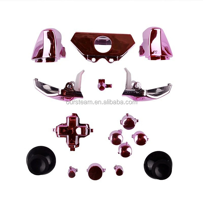 Full Set Chrome Buttons for Xbox One Controller Mod Kit