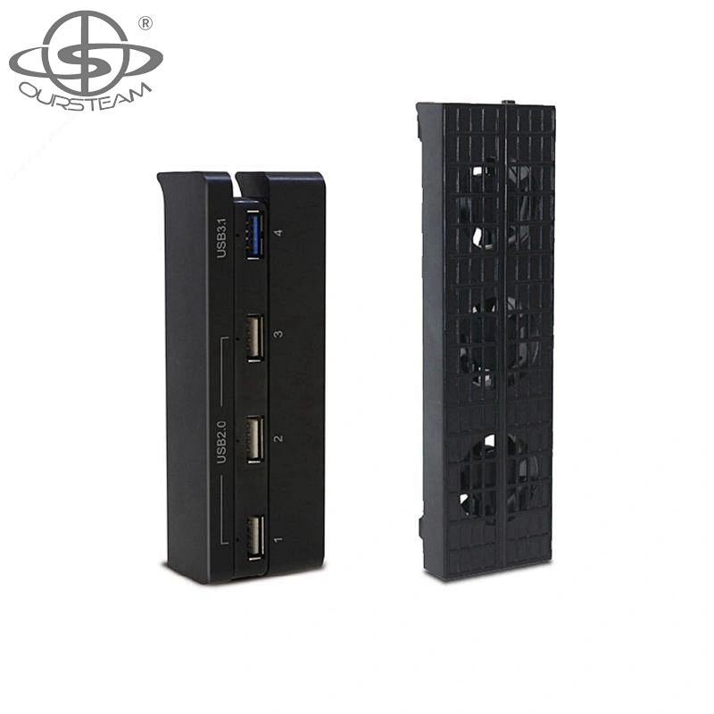 New Product HUB Cooling Fan Stand for PS4 Slim Console