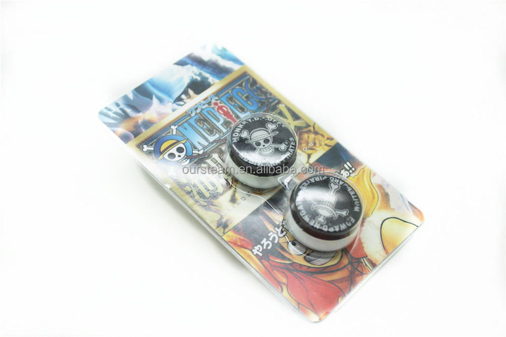 One piece silicone thumbstick grips for PS4 games controller mod kit parts