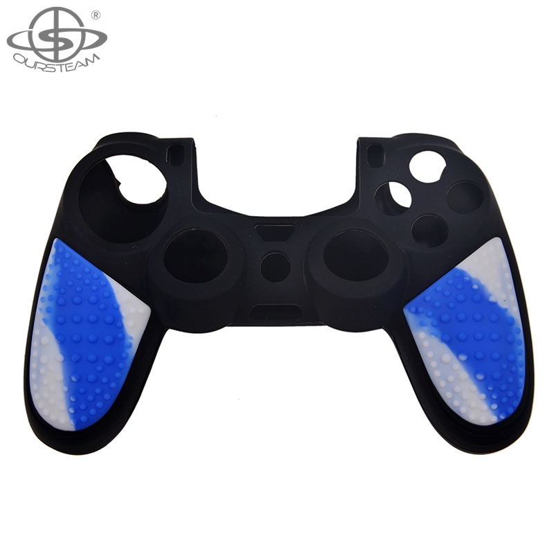 Silicone Case for PS4 Controller Soft Skin Joystick Rubber Cover