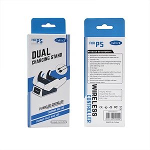 Gamepad Joystick Charger Dual for PS5 Dual Charging Dock
