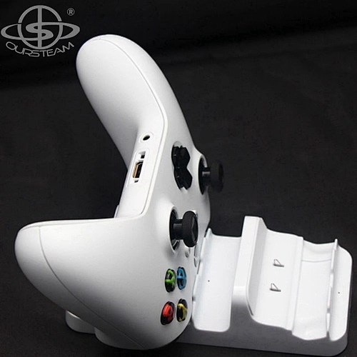 Batteries Charger with USB Cable Dual Charging Dock Station for Xbox ONE Slim Controller