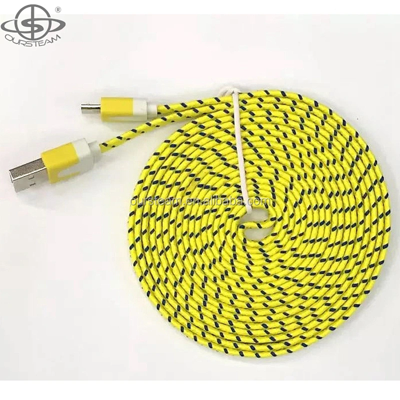 Android 3 Meter USB data cable for PS4 Controller charging cable