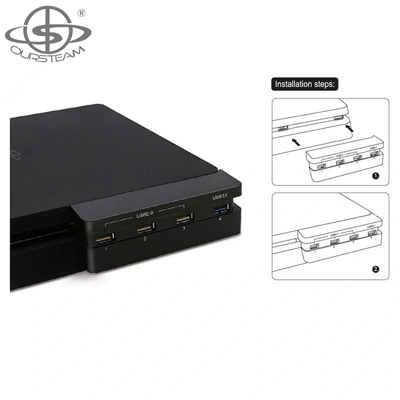 New Product HUB Cooling Fan Stand for PS4 Slim Console