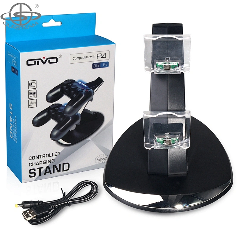 Dual Charging Dock for PS4 Controller Charger With USB Cable