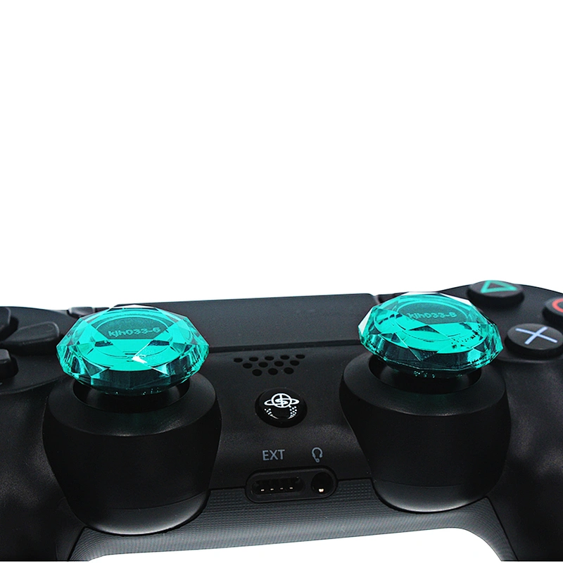 Protective Crystal Thumbstick Grips Cover for PS4 Joystick Controller Analog Rocker